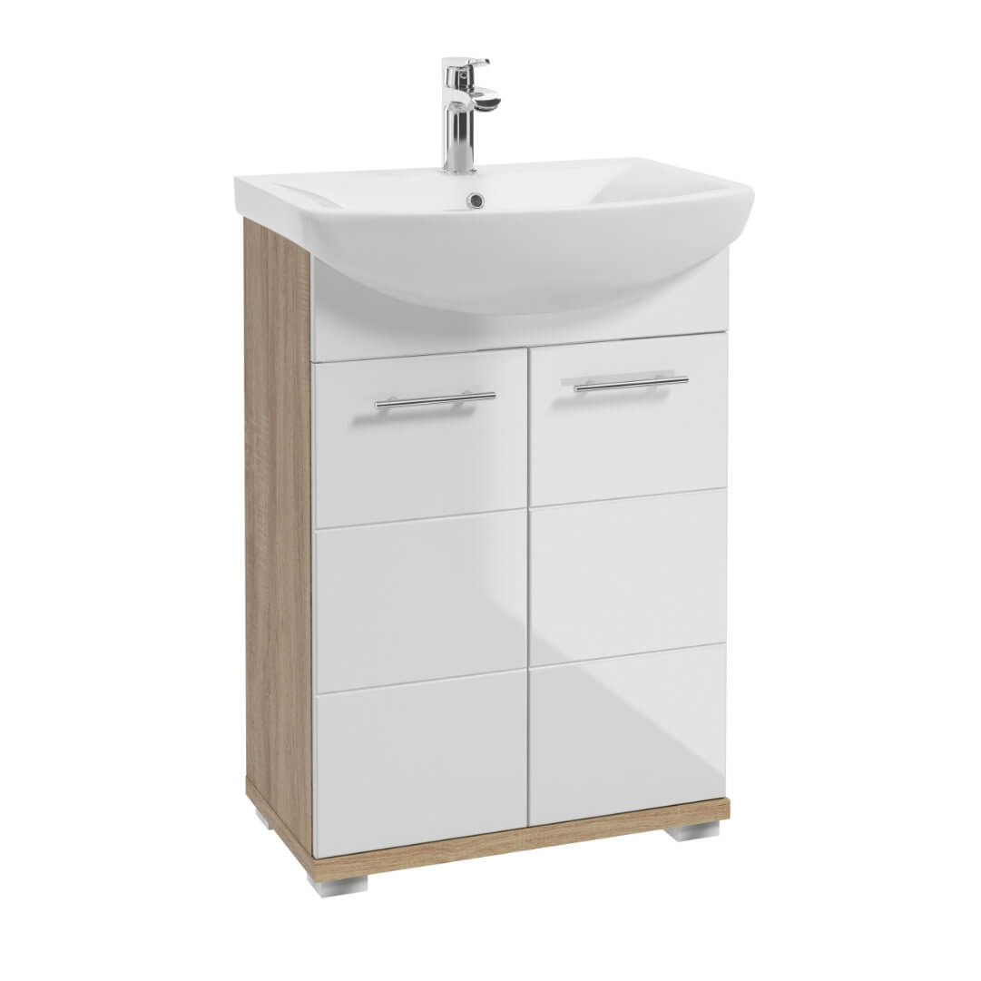 Vannitoa kapp BARI Deftrans valamuga Mega 60cm