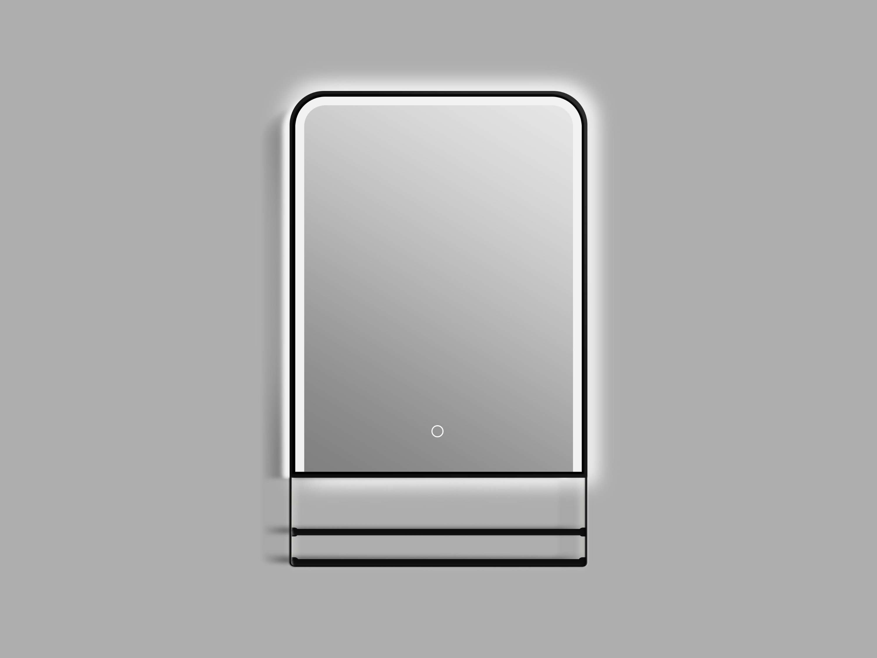 Peegel LED Vento Venezia ar plauktu 50X80