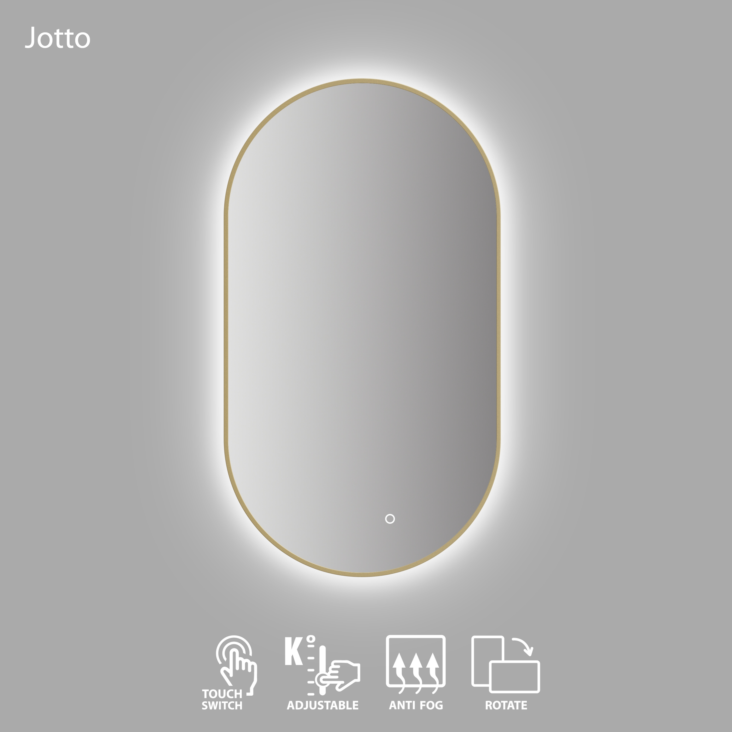 Peegel LED Jotto 50X90