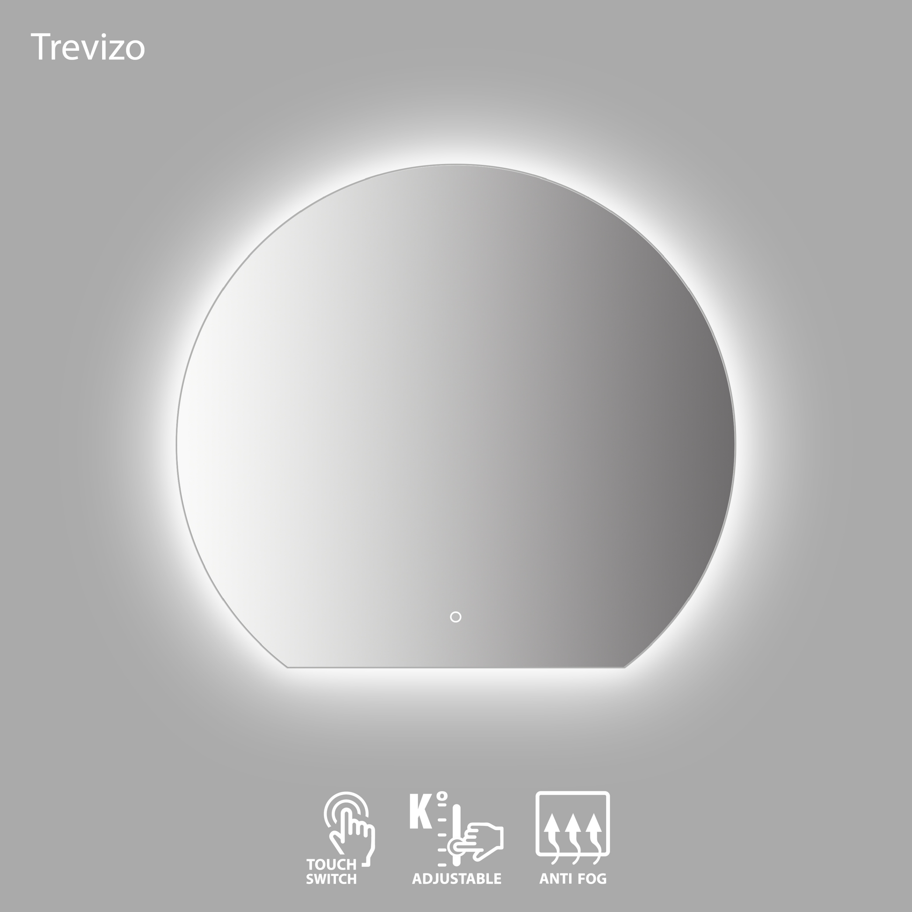 Peegel LED Trevizo 100X90