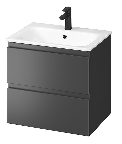 Vannitoa kapp valamuga MODUO  60 Anthracite