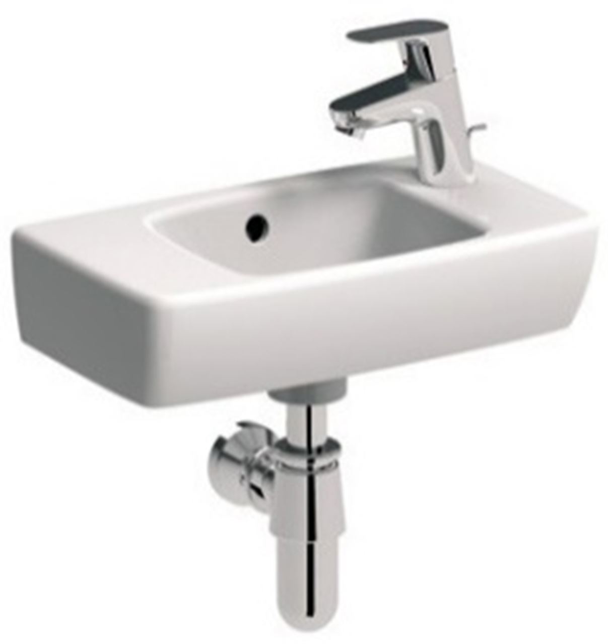 Valamu GEBERIT SELNOVA Square 45X25cm paremal