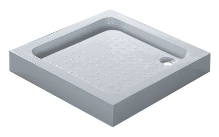 Dušialus 80x80X12 nurgeline, akrüül, KIT661