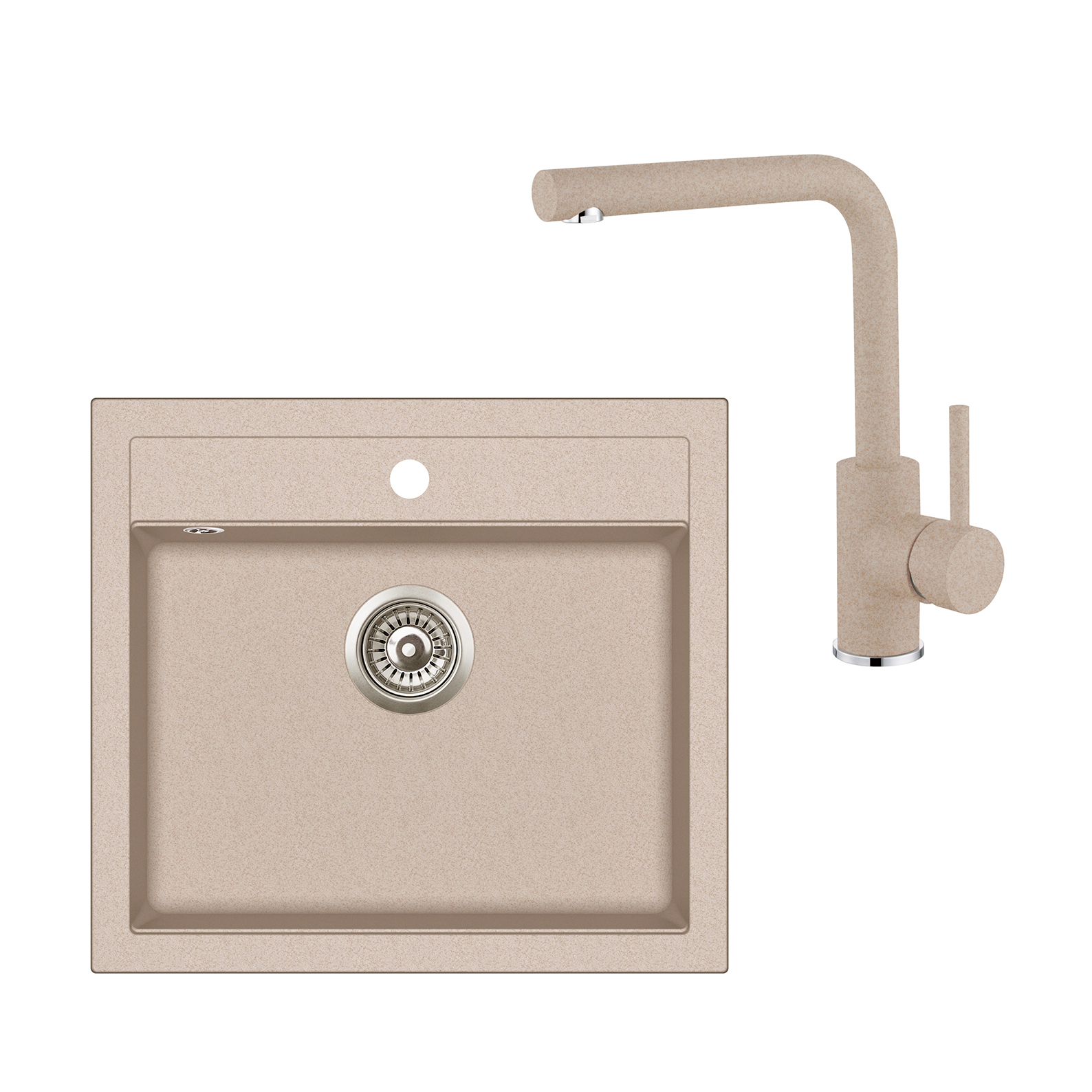 Komplekt Graniitvalamu 565x510 cm + Segisti, Beige