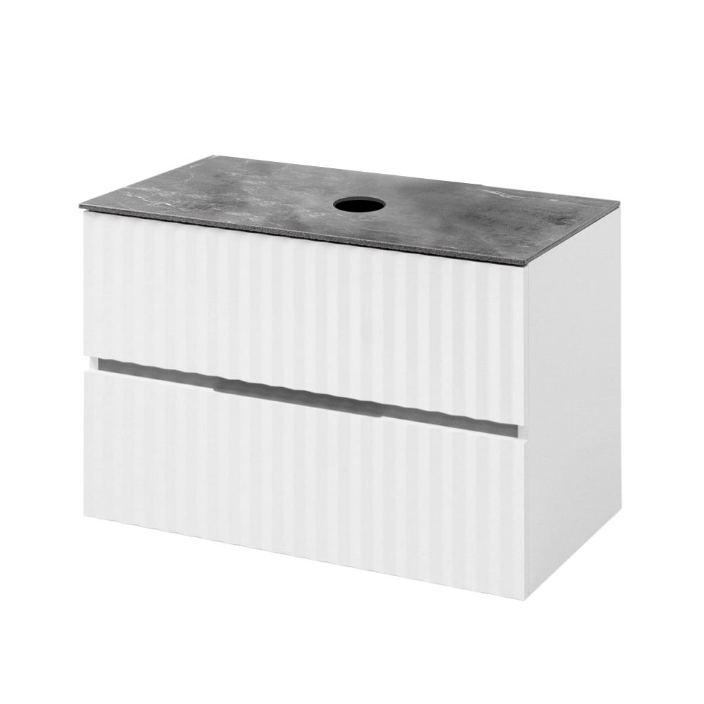 Vannitoa kapp Marble 80 keraamilise graniidist lauaplaadiga