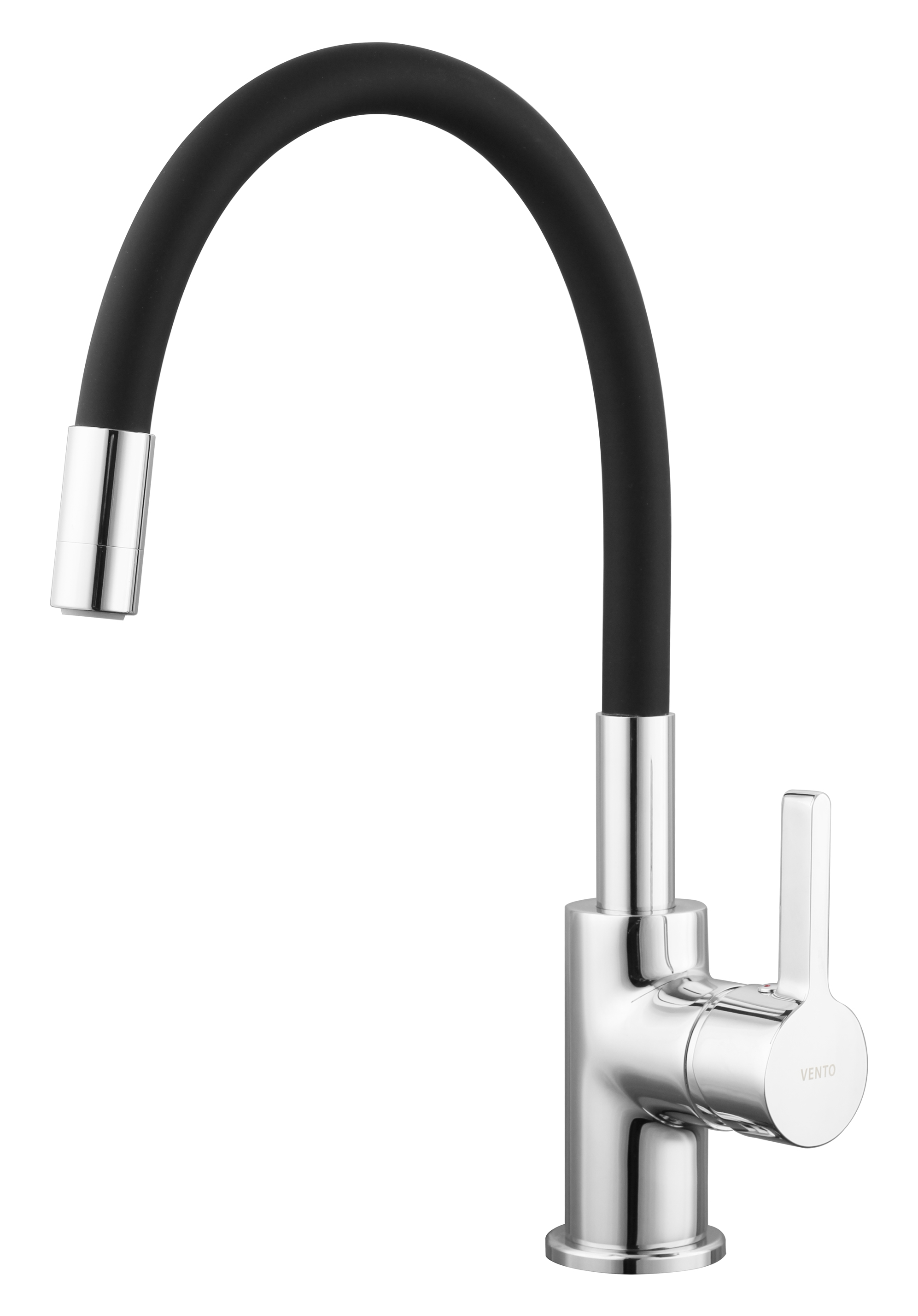 Köögi valamu segisti Vento Cucina Flexy 2 must/kroom